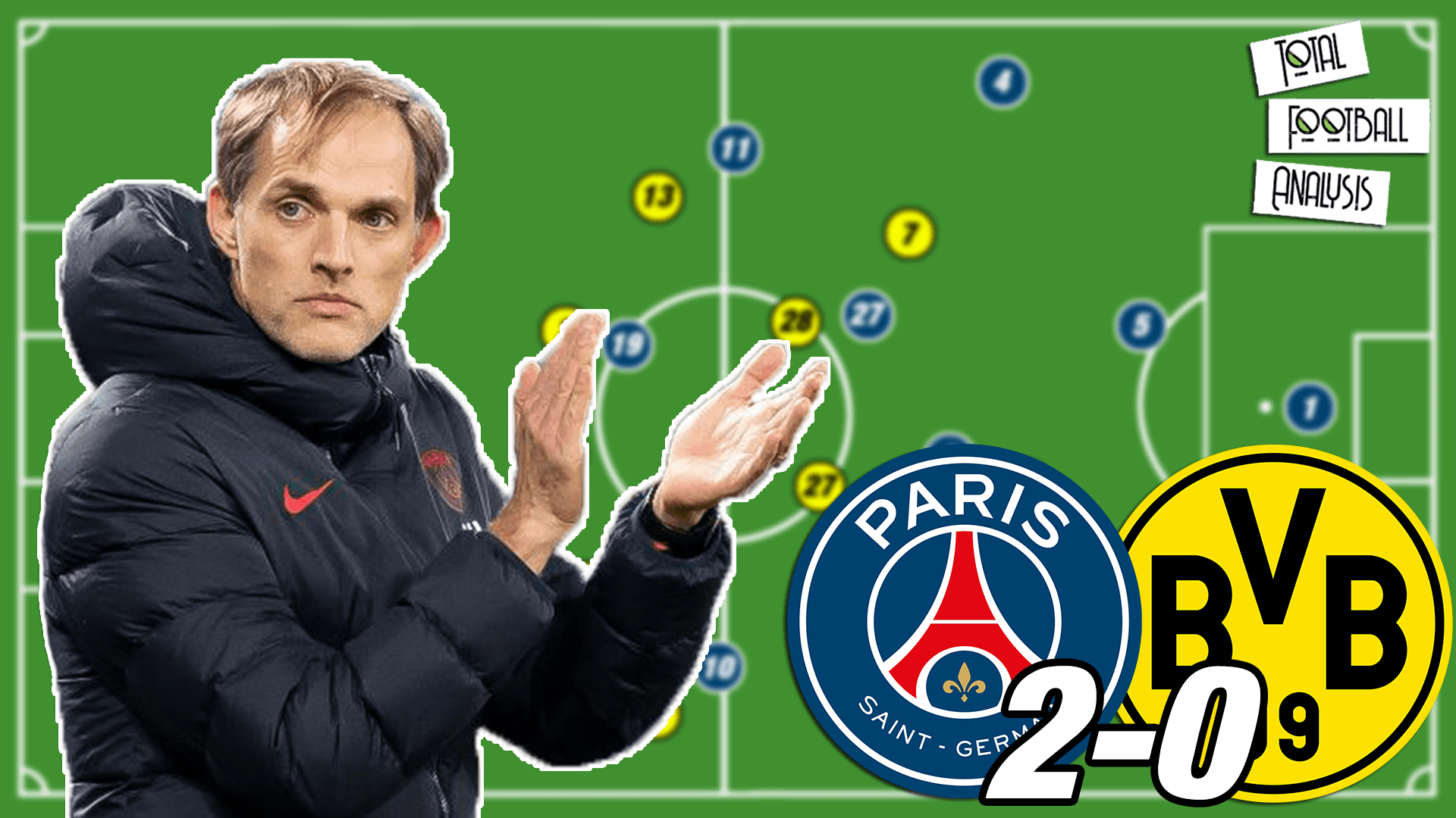 Video: Tuchel's PSG tactics that beat Borussia Dortmund - tactical analysis tactics