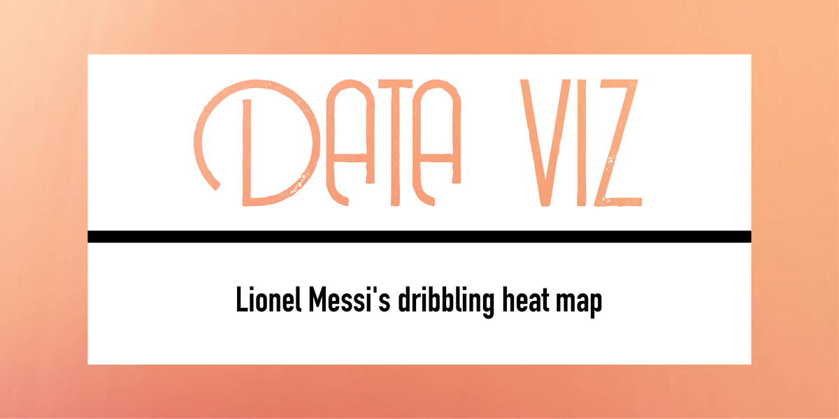 Lionel Messi’s Dribbling Heat Map - Data Analysis Post feature image