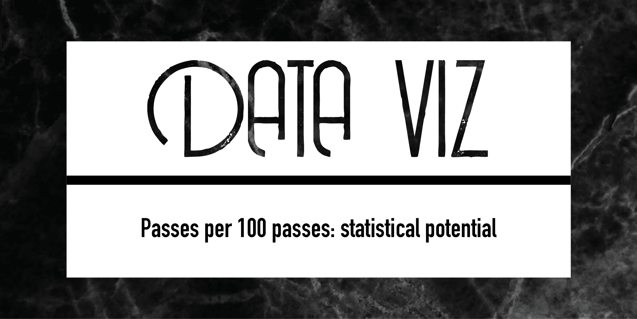 Passes per 100 passes: statistical potential Post feature image