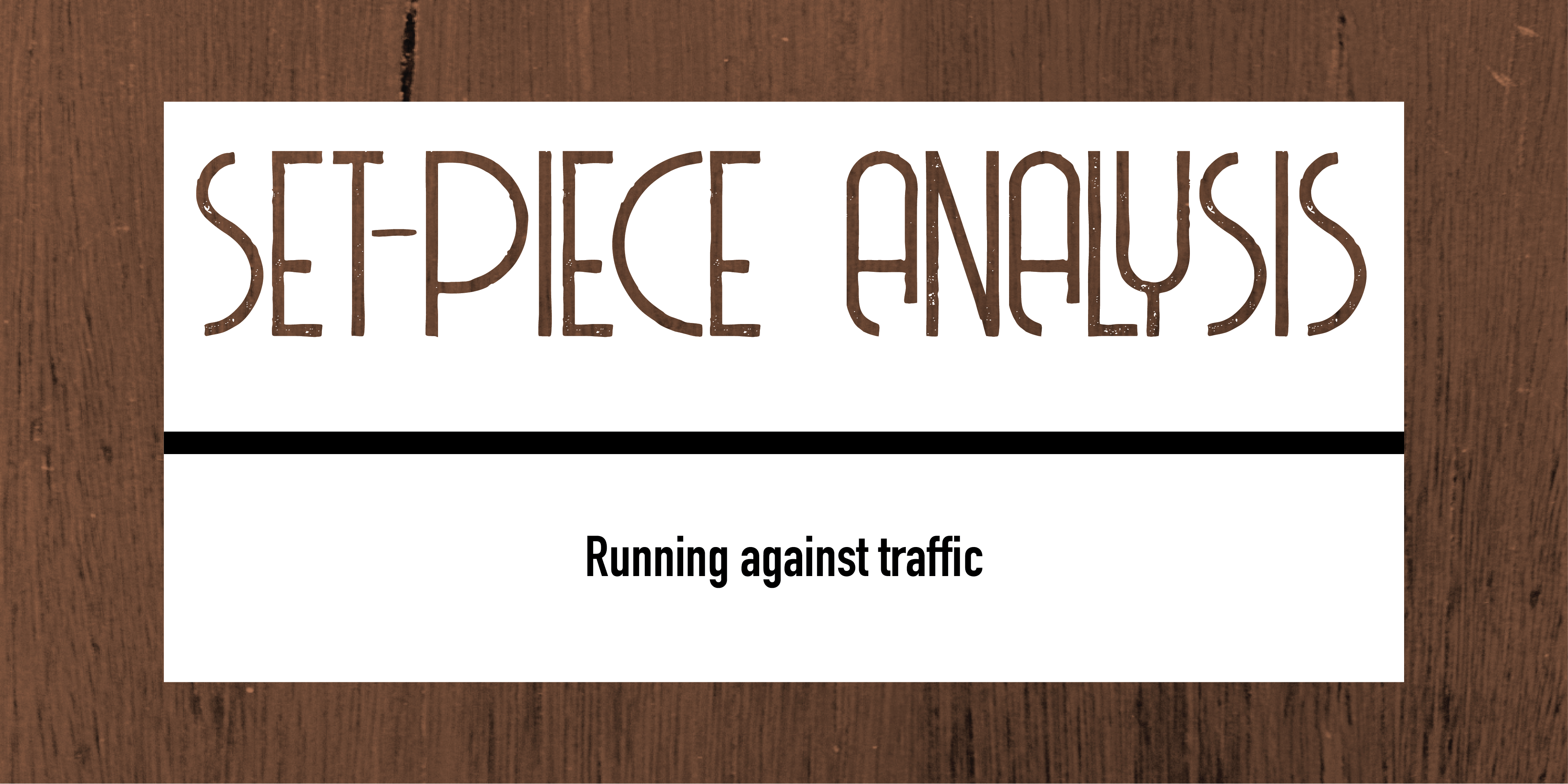 Running against traffic Post feature image