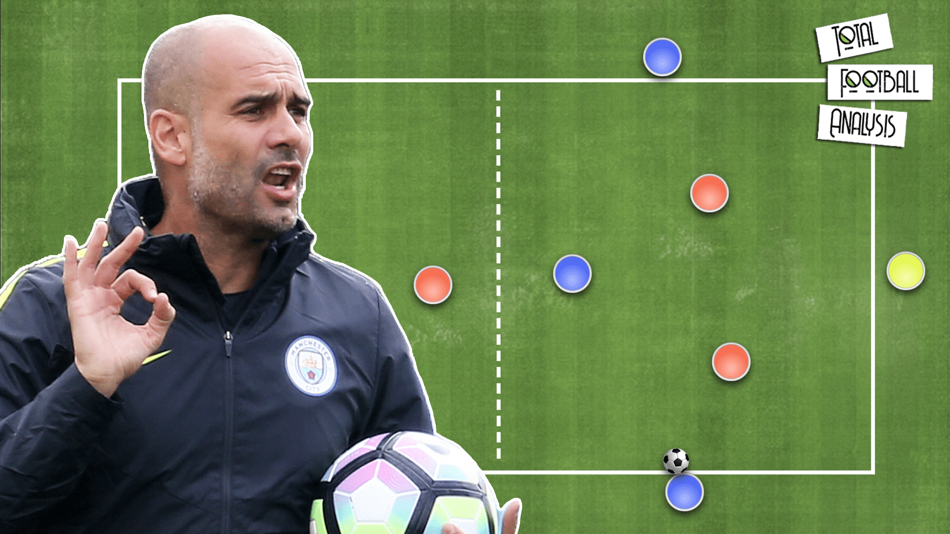 Coaching: Pep Guardiola’s Overoad To Isolate - Rondos & Position Games - tactical analysis tactics