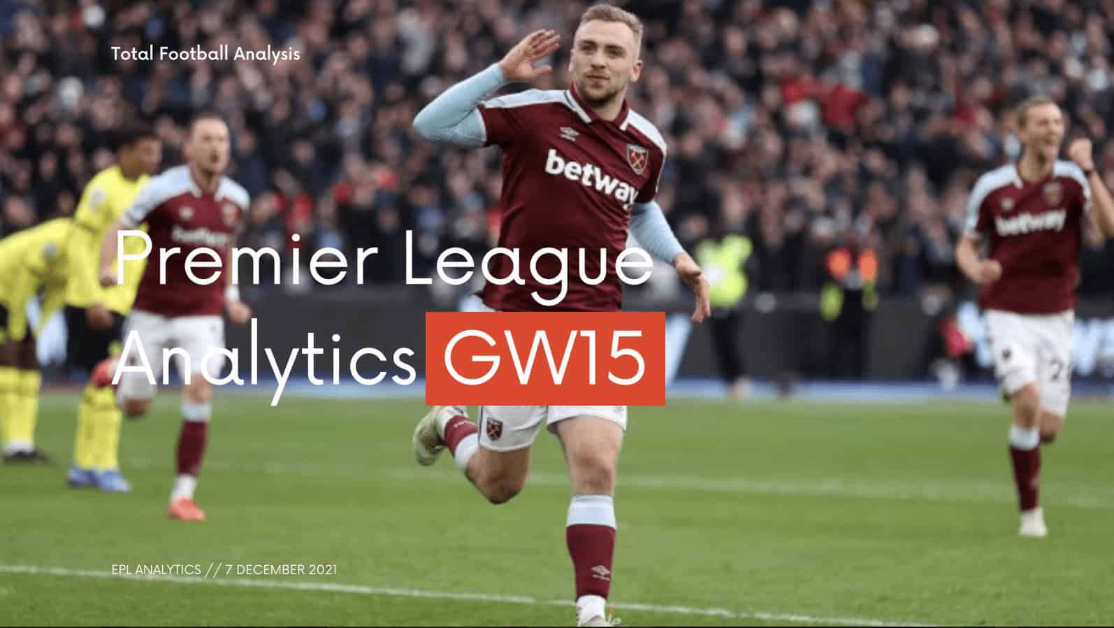 FREE DOWNLOAD: Premier League GW15 analytics reports – data viz and stats Post feature image