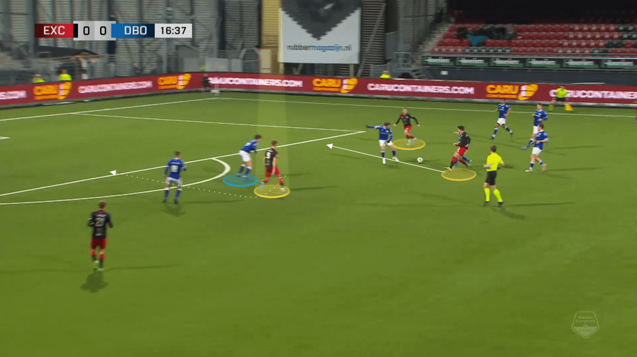 Dutch Eerste Divisie 2021/22: Thijs Dallinga at Excelsior - scout report tactical analysis tactics