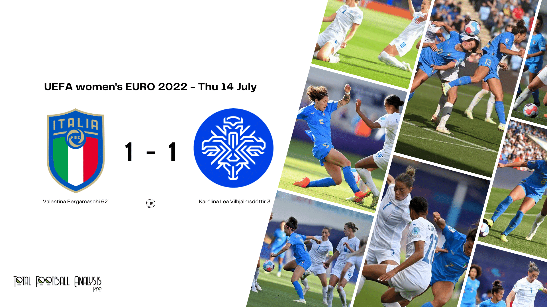 WEURO 2022: Italy vs Iceland - data viz, stats and insights