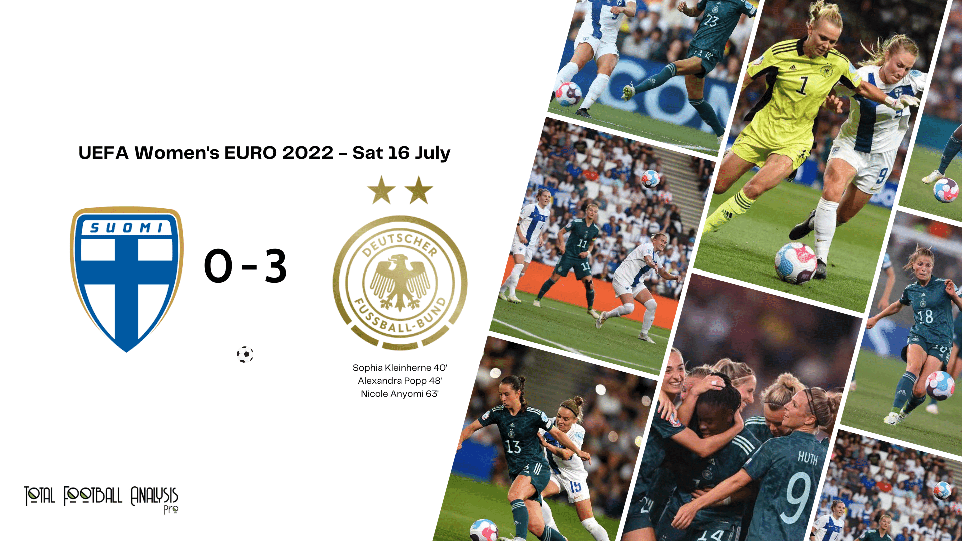 WEURO 2022: Finland vs Germany - data viz, stats and insights