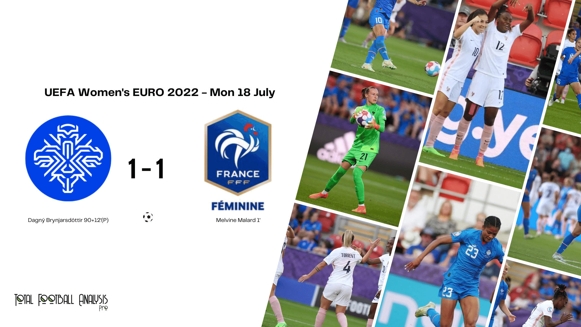 WEURO 2022: Iceland vs France - data viz, stats and insights