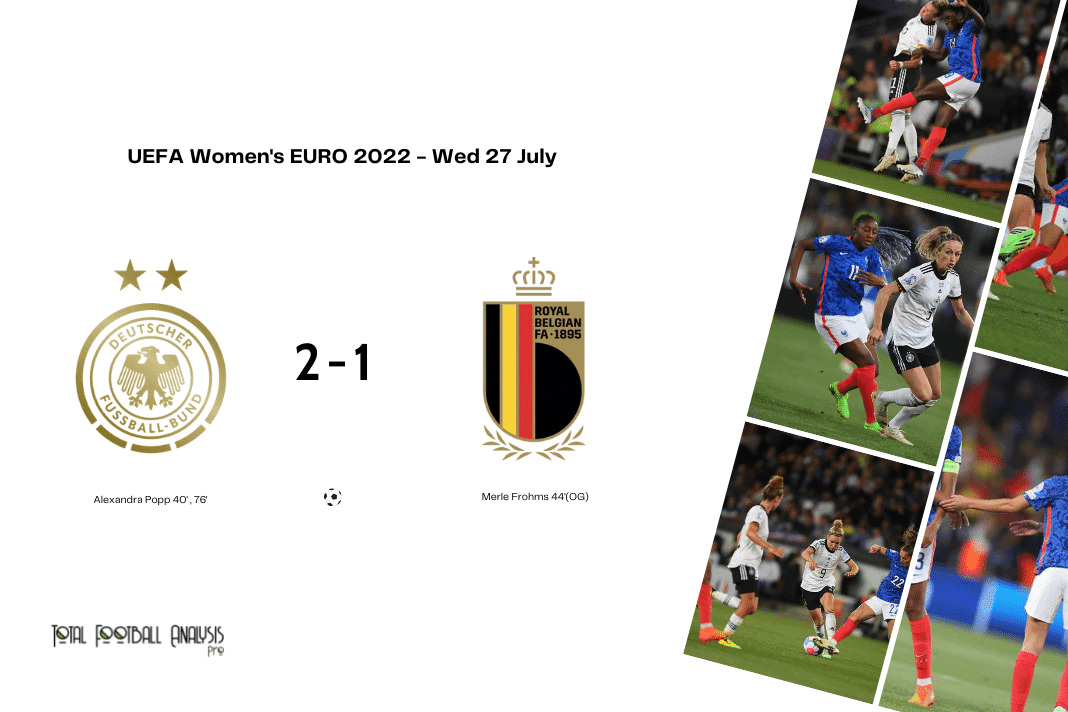 WEURO 2022: Germany vs France - data viz, stats and insights