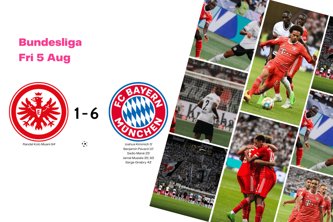 Bundesliga 2022/23: Frankfurt vs Bayern Munich - data viz, stats and insights