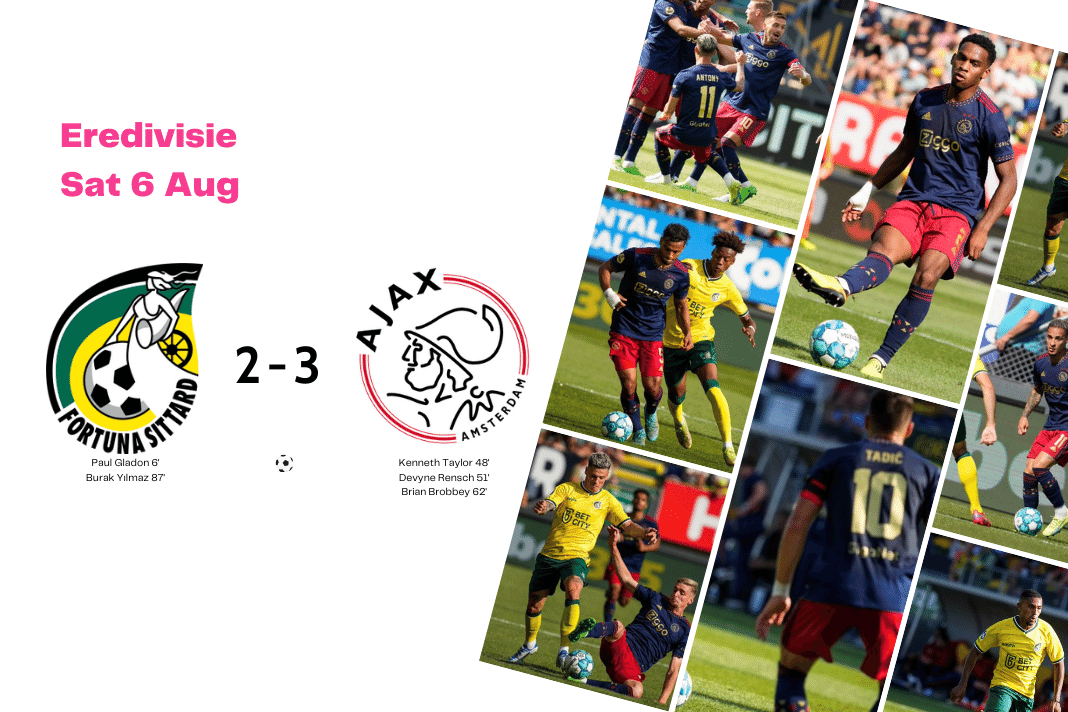 Eredivisie 2022/23: Fortuna Sittard vs Ajax - data viz, stats and insights