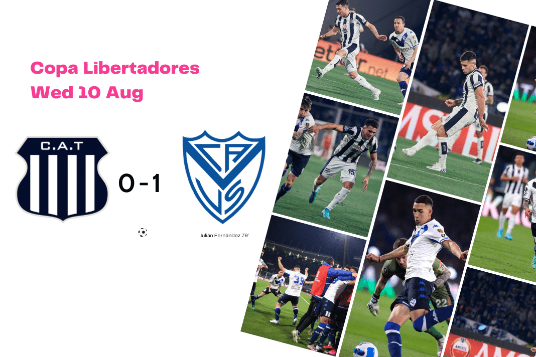 Copa Libertadores 2022: Talleres vs Velez - data viz, stats and insights