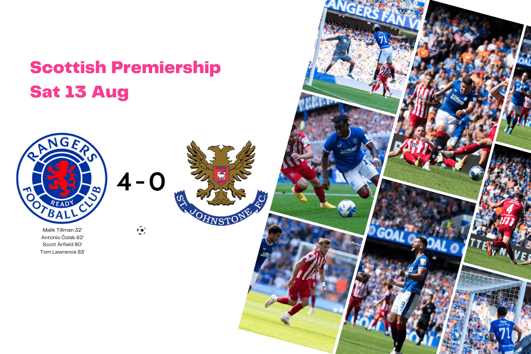 Scottish Premiership 2022/23: Rangers vs St Johnstone - data viz, stats and insights