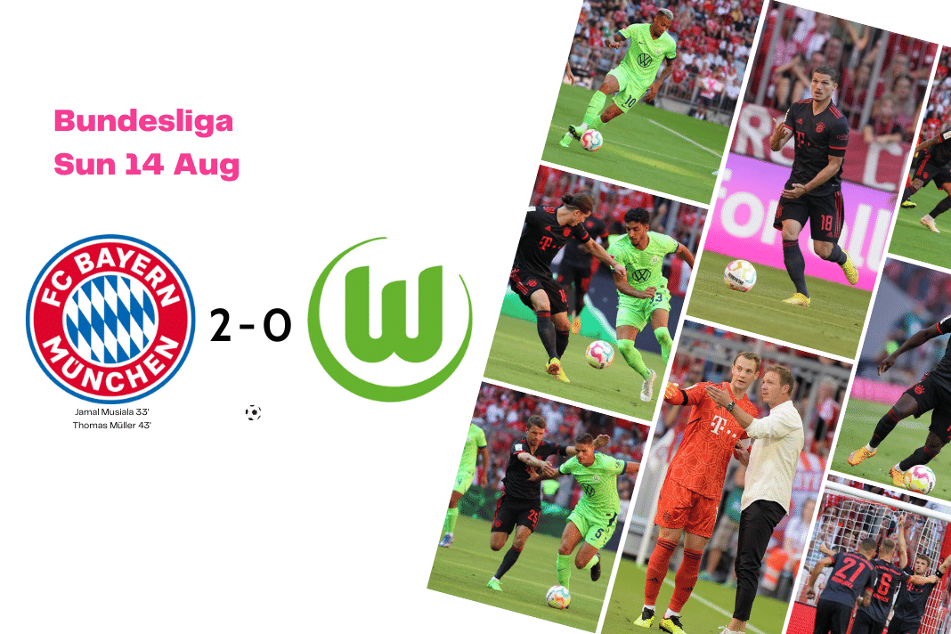 Bundesliga 2022/23: Bayern vs Wolfsburg - data viz, stats and insights