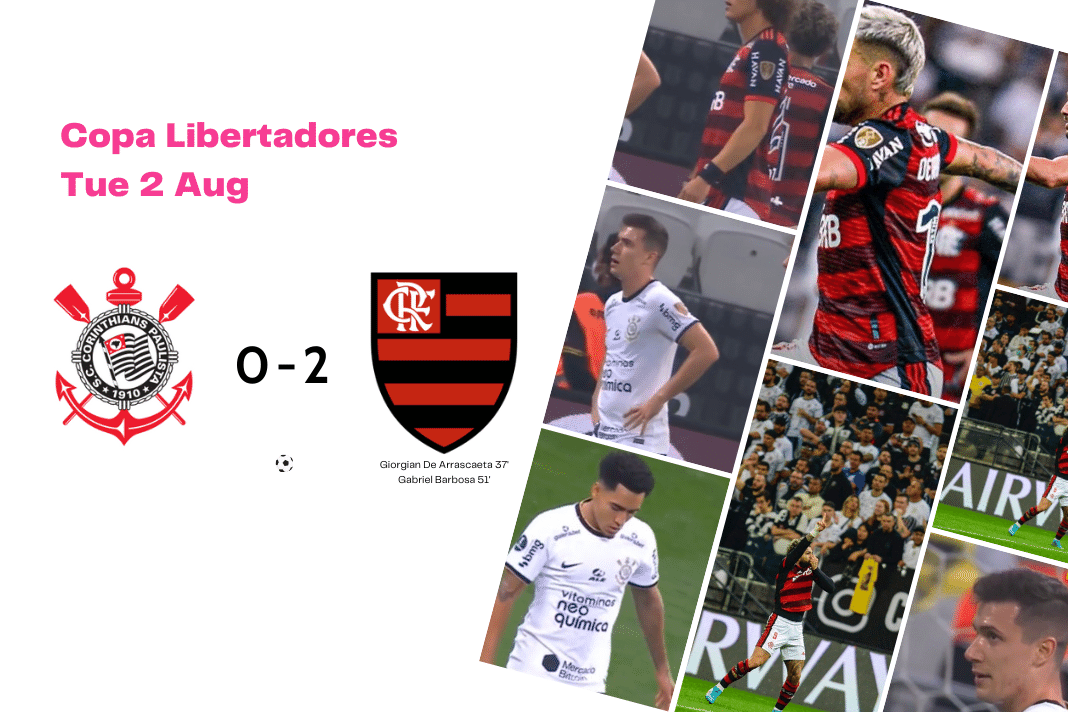 Copa Libertadores 2023: Corinthians vs Flamengo - data viz, stats and insights