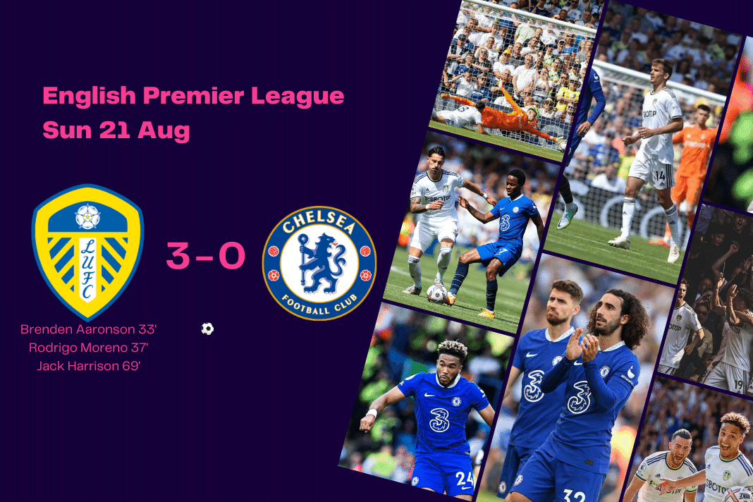 Premier League 2022/23: Leeds vs Chelsea - data viz, stats and insights