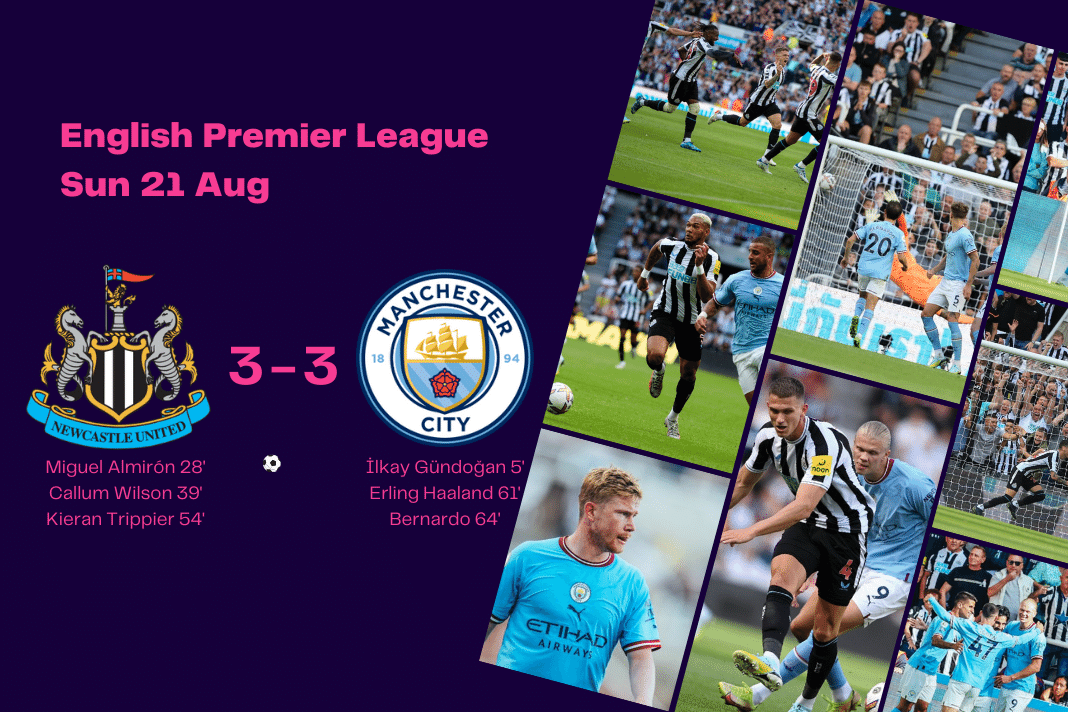 Premier League 2022/23: Newcastle vs Man City - data viz, stats and insights