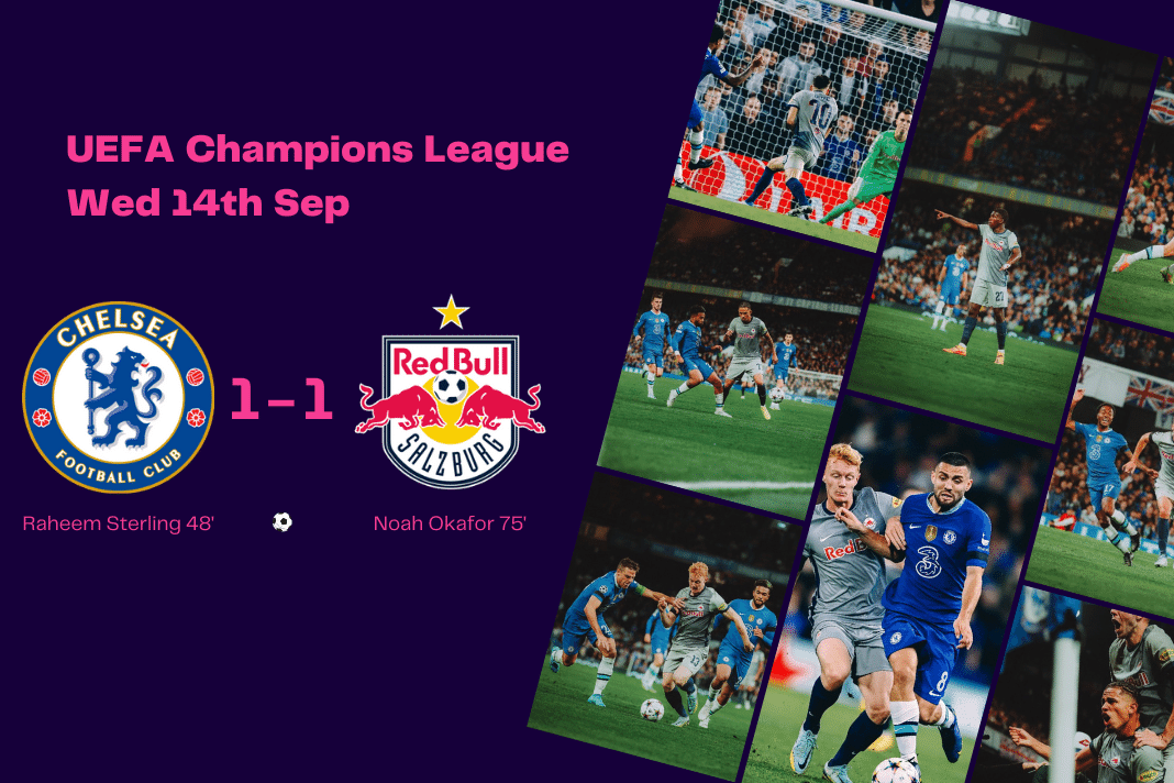 UEFA Champions League 2022/23: Chelsea vs Salzburg - data viz, stats and insights