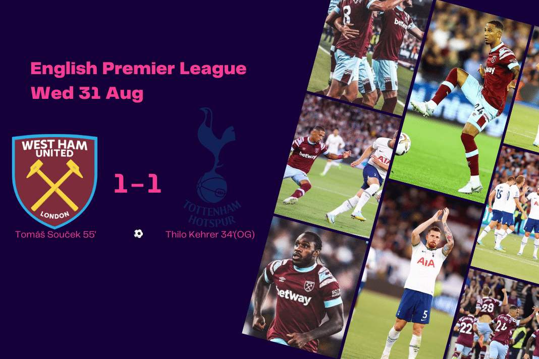 Premier League 2022/23: West Ham vs Tottenham - data viz, stats and insights