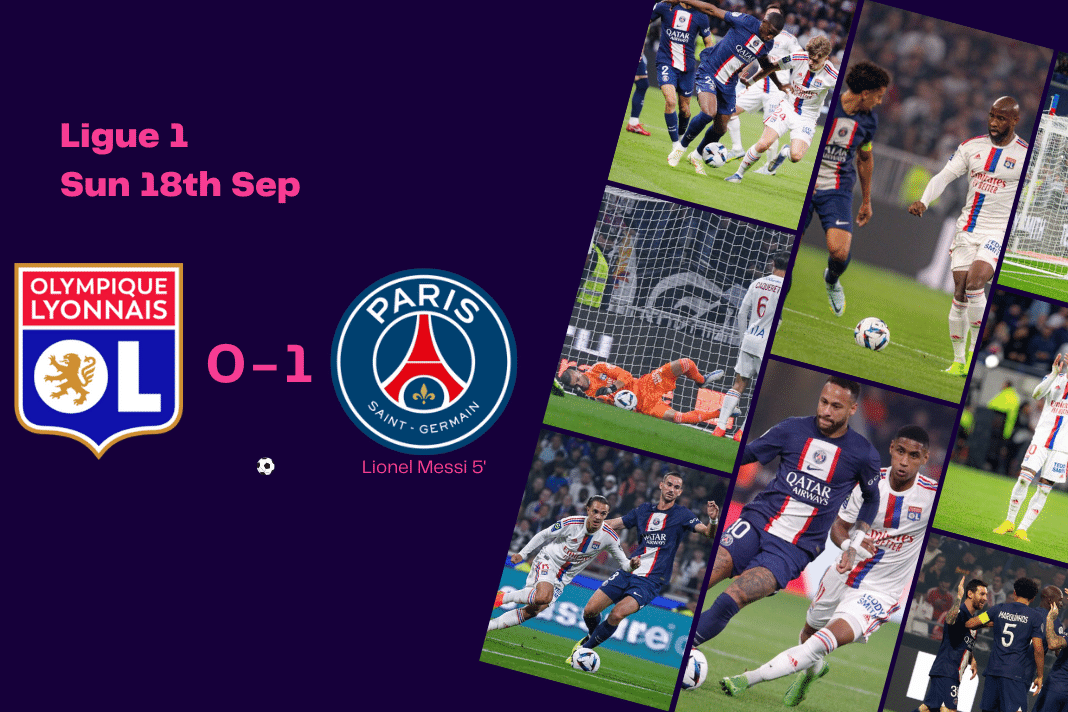 Ligue 1 2022/23: Lyon vs PSG - data viz, stats and insights