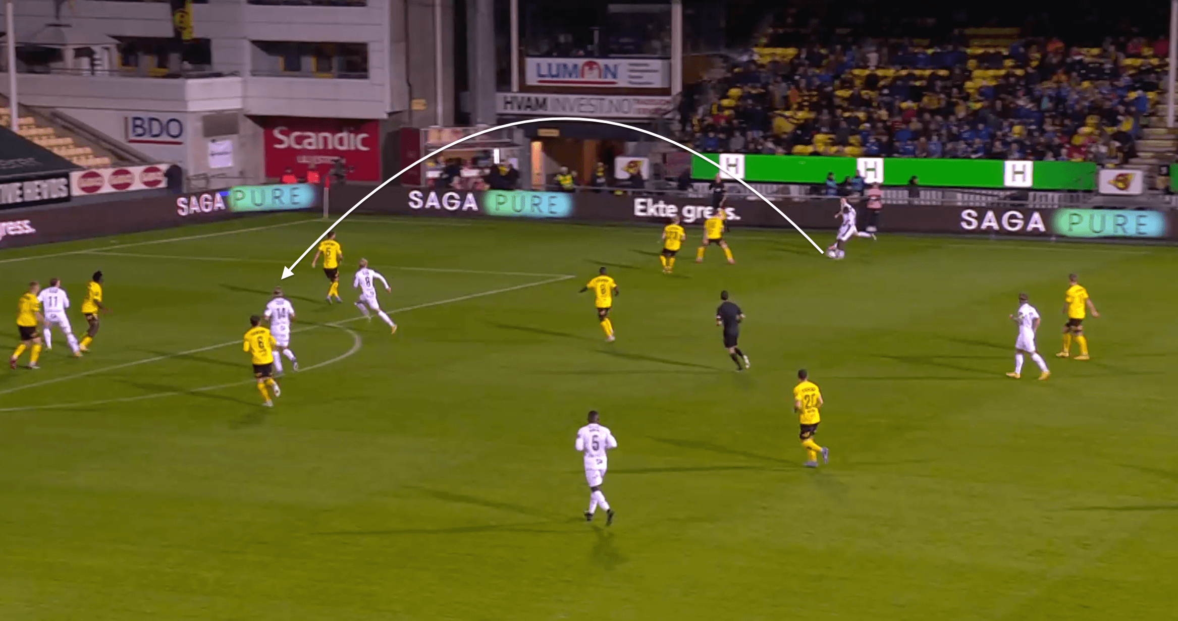 Joel Mugisha at Bodo / Glimt 2022 - scout report tactical analysis tactics