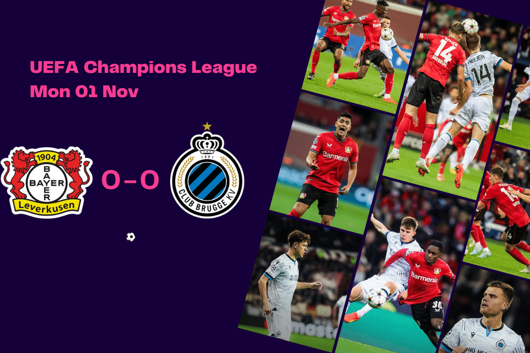 UEFA Champions League 2022/23: Leverkusen vs Club Brugge - data viz, stats and insights