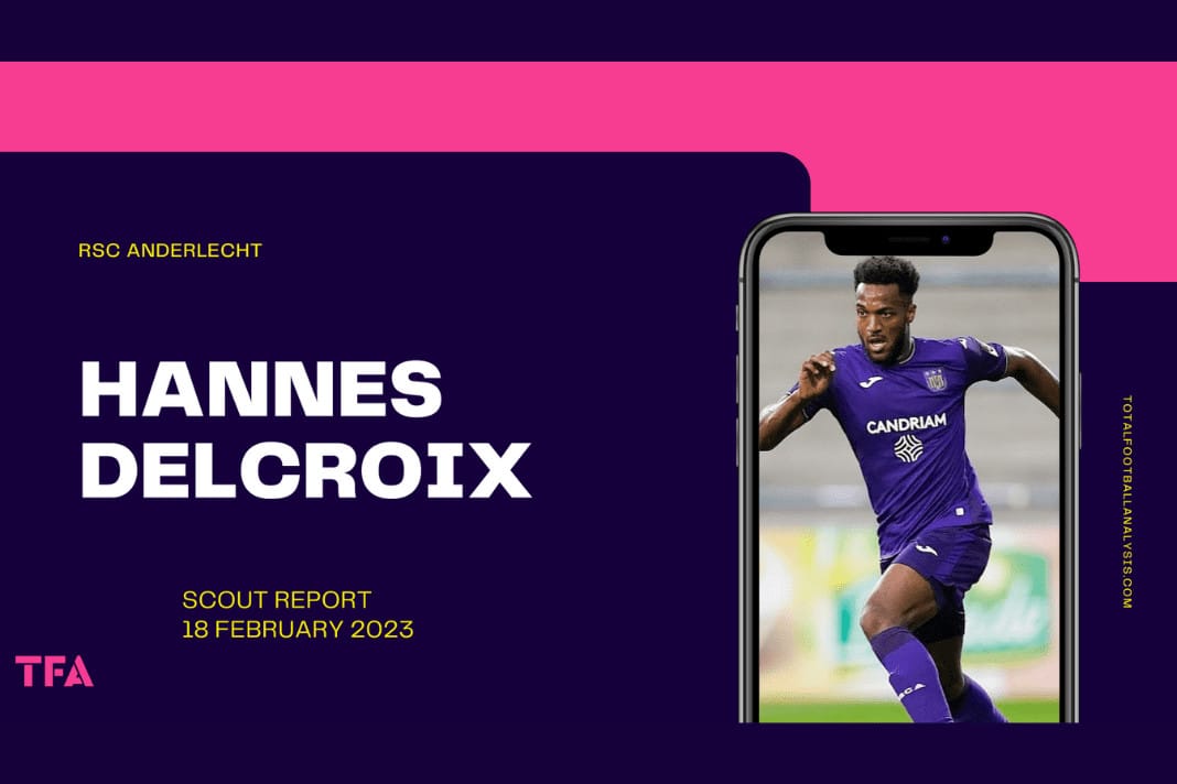 Hannes Delcroix Anderlecht Burnley scout report