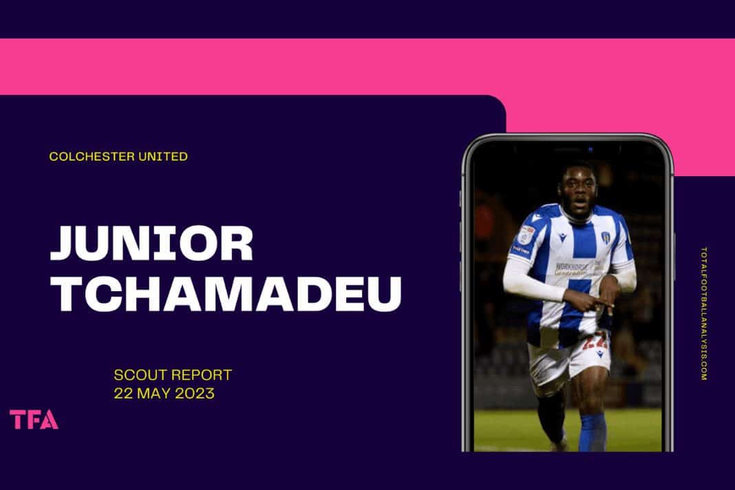 Junior Tchamadeu colchester stoke scout report