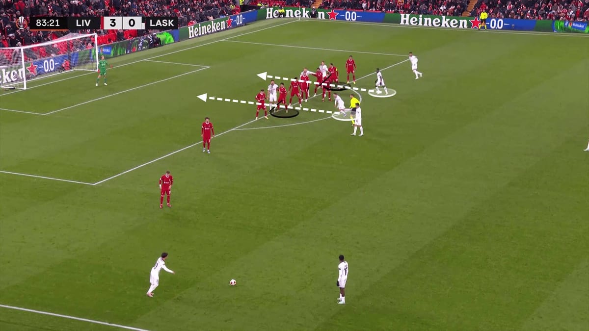 Deep Runs from Free Kicks: The Game-Changing Tool to Infiltrating Space Behind Enemy Lines - set-piece analysis