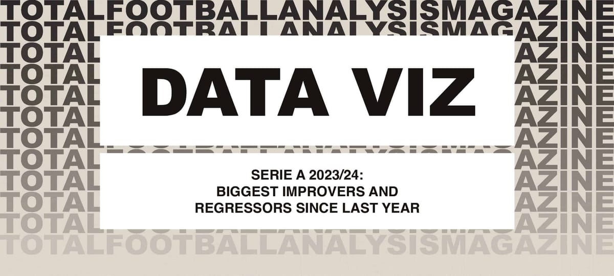 Serie A 2023/24: Biggest improvers and regressors since last year Post feature image