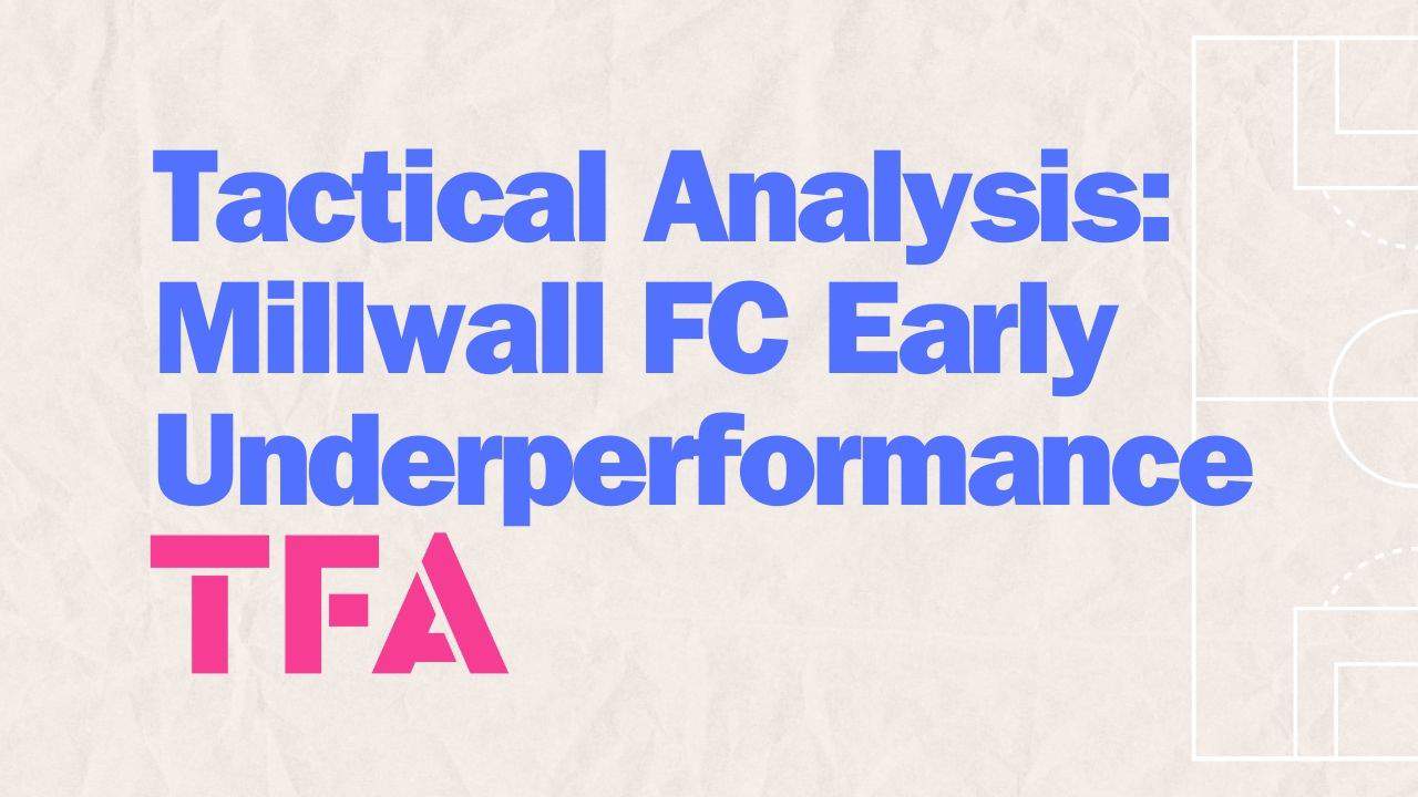 Tactical Analysis Millwall FC Early Underperformance 2024