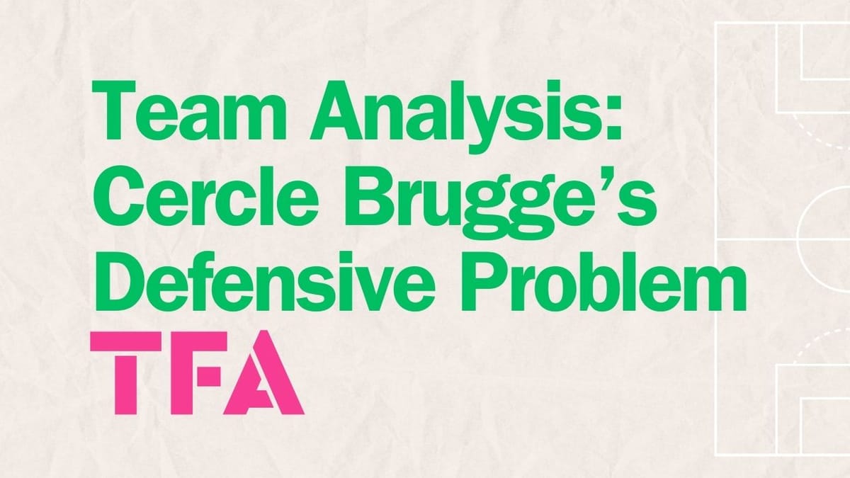 Team Analysis: Cercle Brugge 2024/25