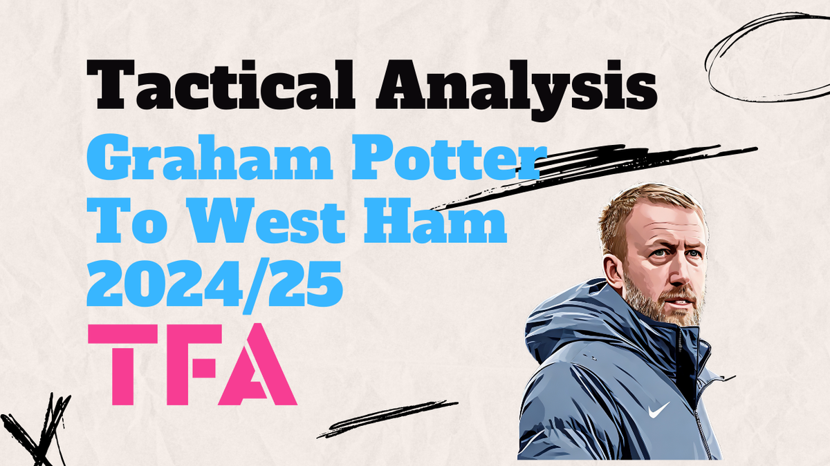 Graham Potter Tactics For West Ham United 2024/25 – Tactical Analysis Post feature image