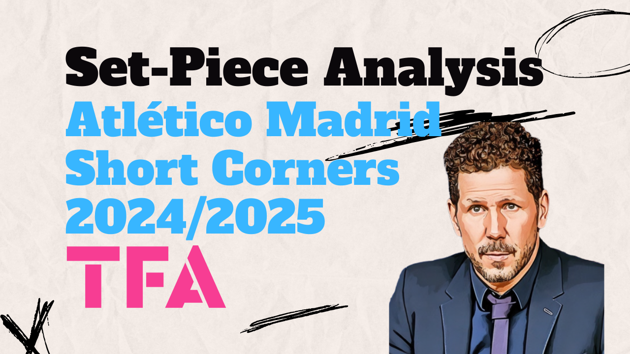 Atlético Madrid 2024/25: Diego Simeone Short Corner Tactics - Set-Piece Analysis Post feature image