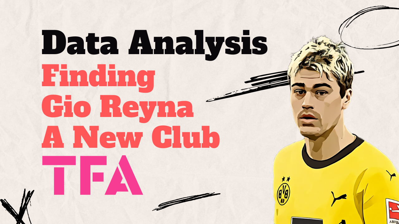 La Liga Or Serie A? Finding A New Club For Borussia Dortmund's Gio Reyna - Data Analysis feature image