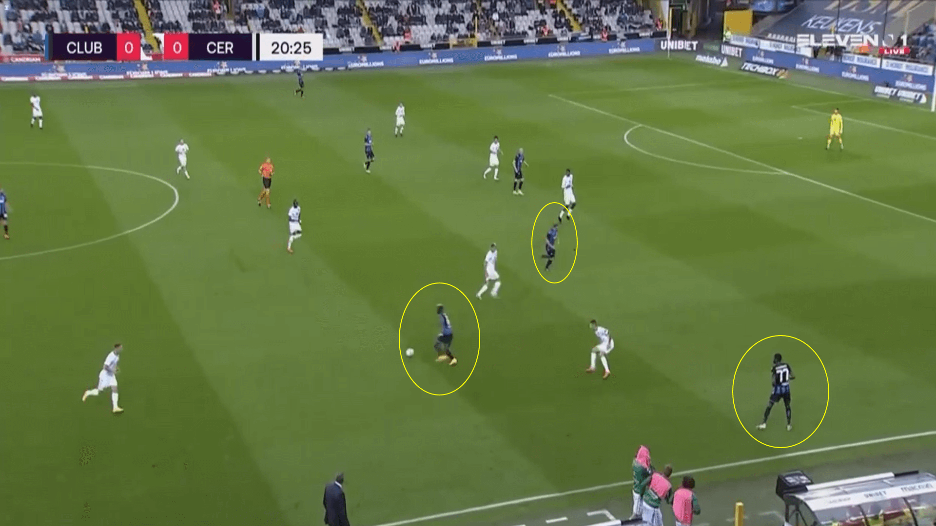 Belgian Pro League 2020/2021- Club Brugge v Cercle Brugge - tactical analysis tactics