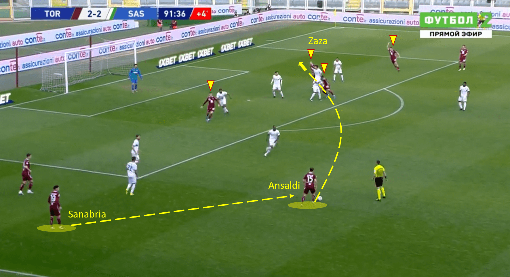 Torino tweaks: Four key tactical switches that saw them shock Sassuolo tactical analysis tactics