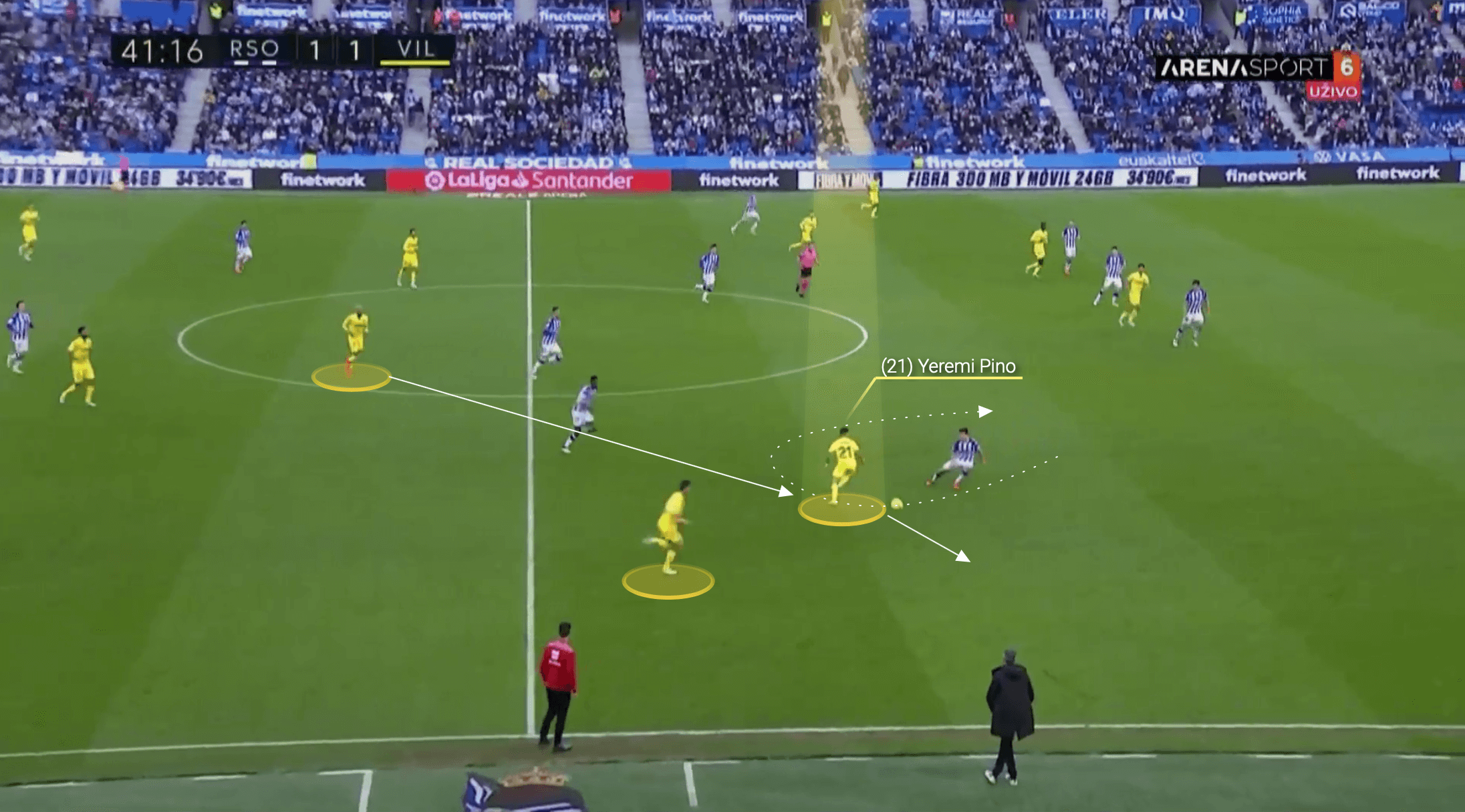 La Liga 2021/22: Yeremi Pino at Villareal - scout report tactical analysis tactics