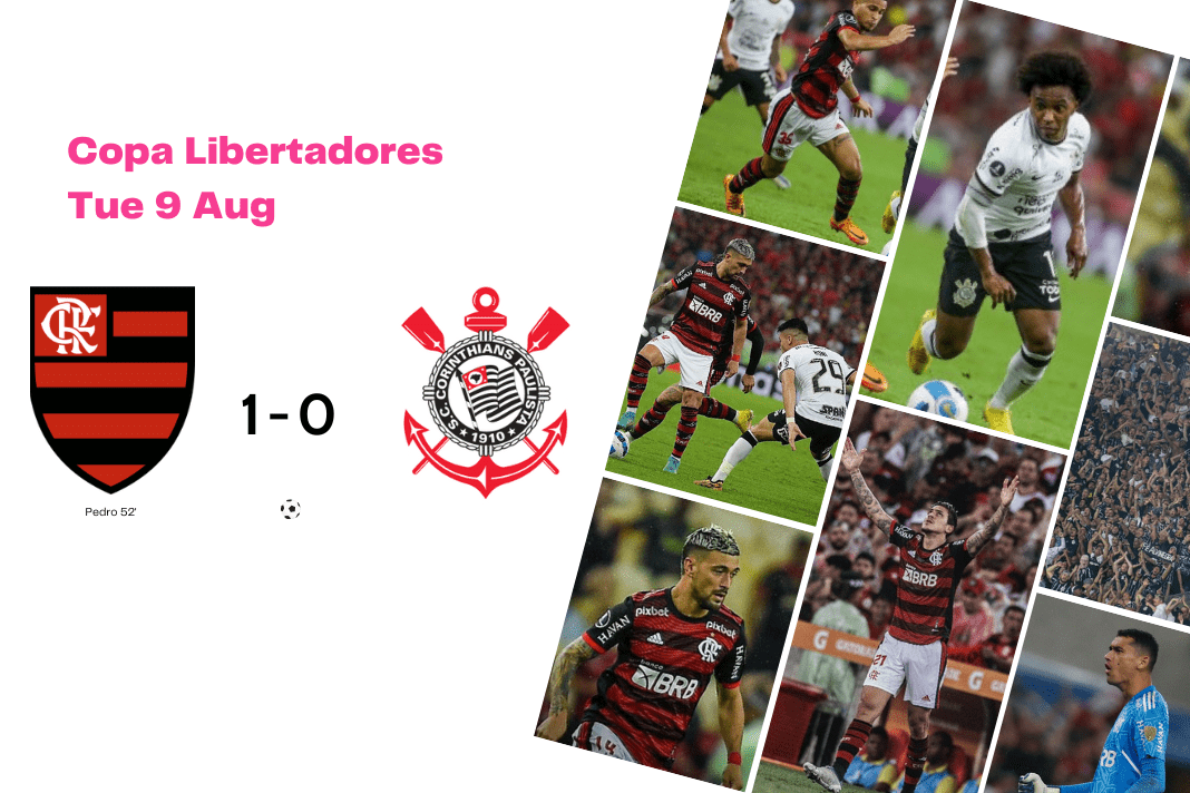 Copa Libertadores 2022: Flamengo vs Corinthians - data viz, stats and insights