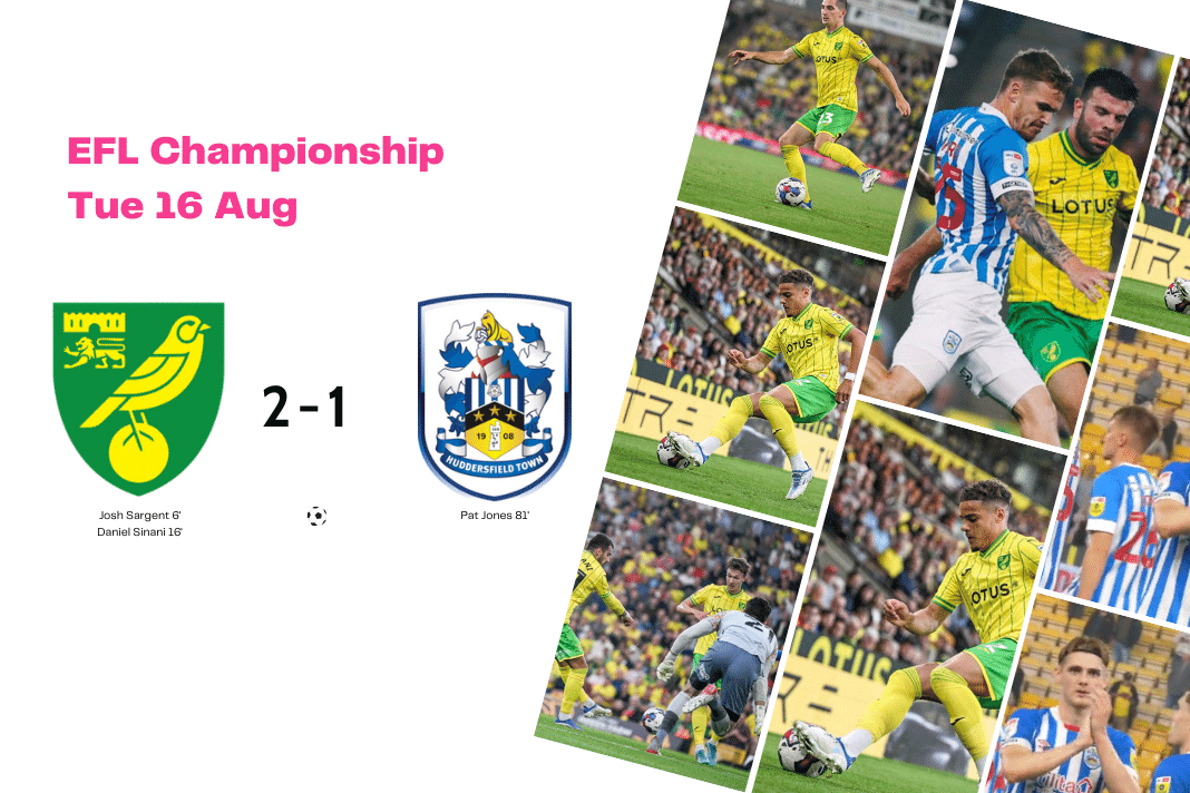 EFL Championship 2022/23: Norwich vs Huddersfield - data viz, stats and insights