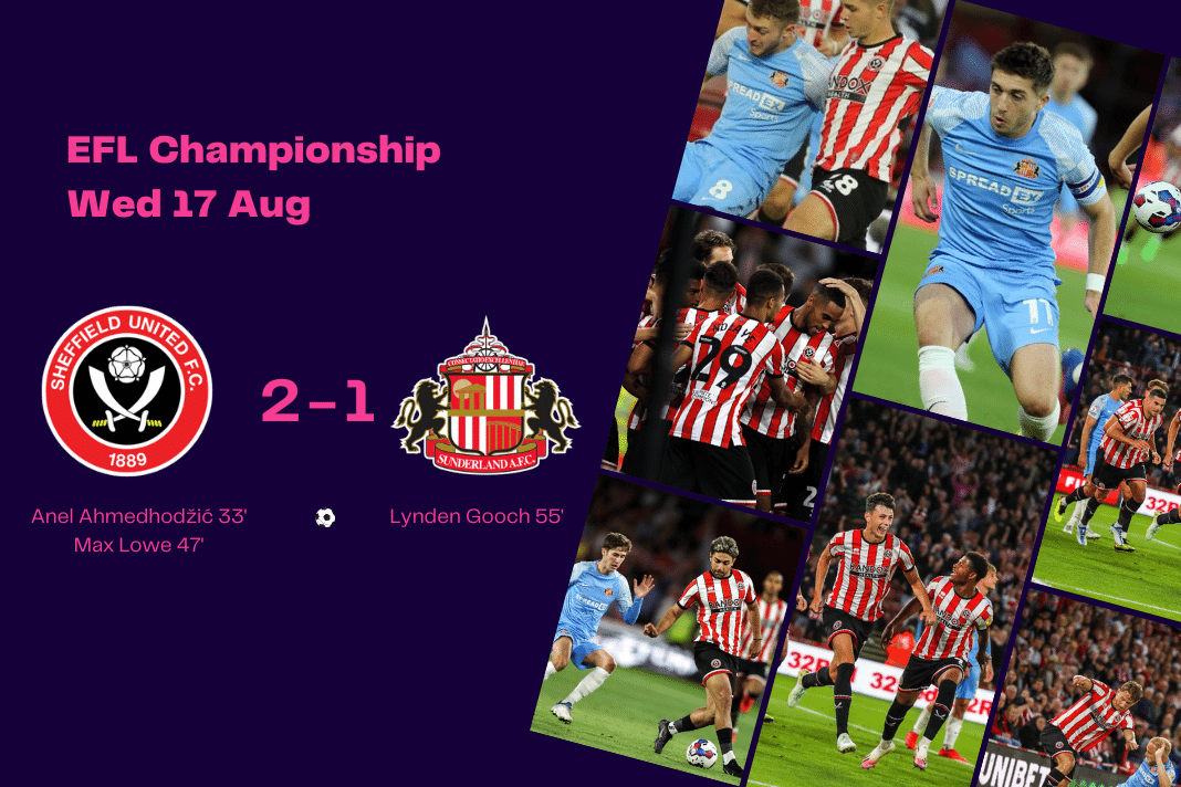 EFL Championship 2022/23: Sheffield United vs Sunderland - data viz, stats and insights