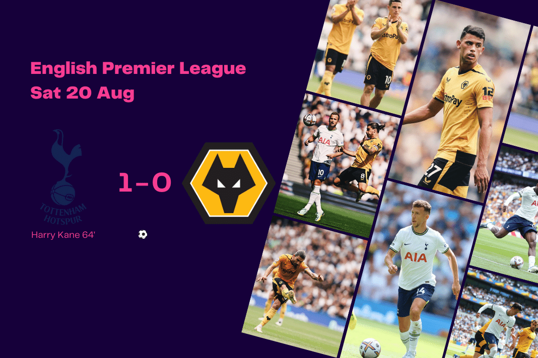 Premier League 2022/23: Tottenham vs Wolves - data viz, stats and insights