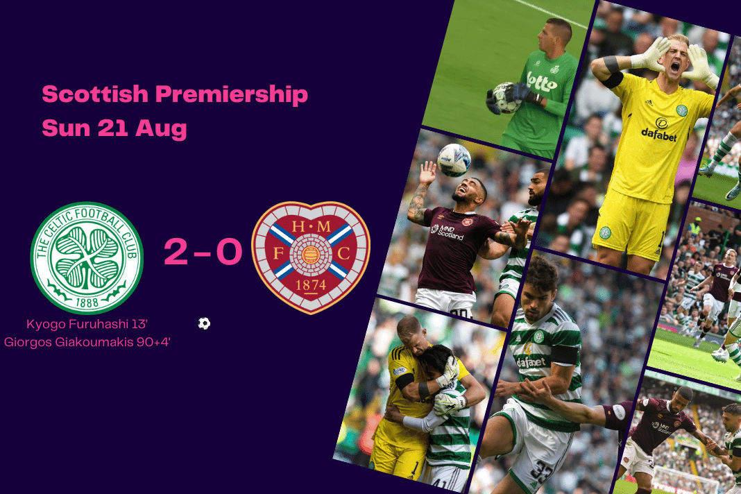 Scottish Premiership 2022/23: Celtic vs Hearts - data viz, stats and insights