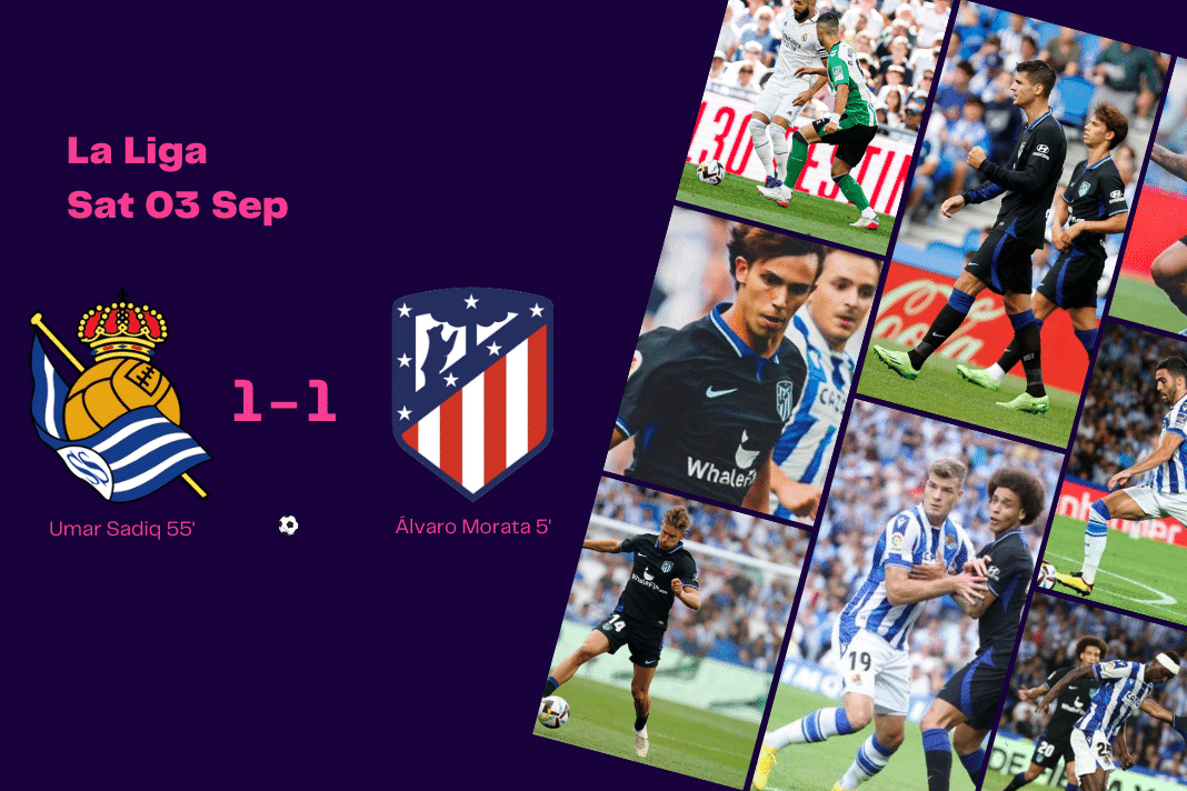 La Liga 2022/23: Real Sociedad vs Atletico Madrid - data viz, stats and insights