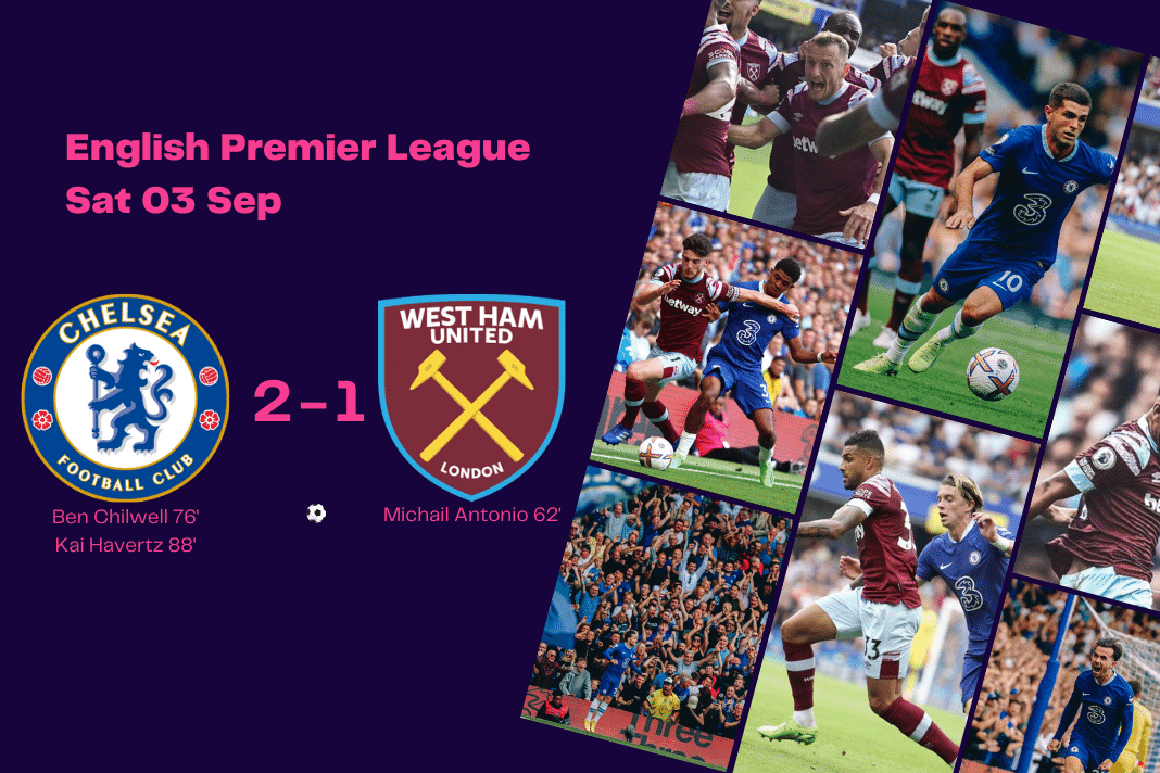 Premier League 2022/23: Chelsea vs West Ham - data viz, stats and insights