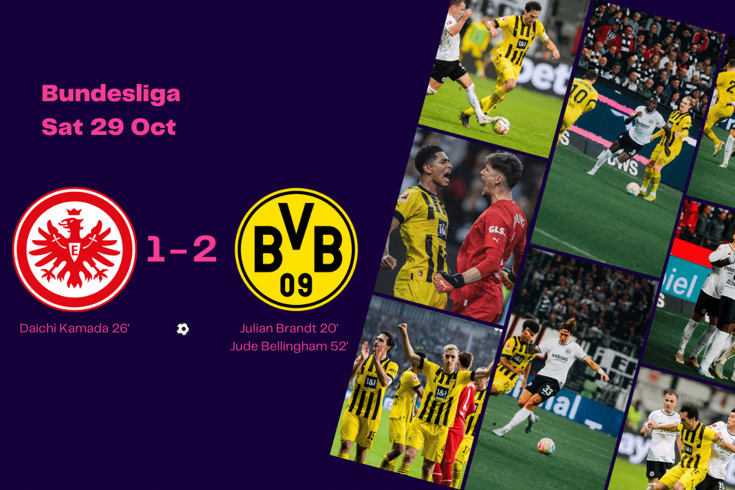 Bundesliga 2022/23: Frankfurt vs Dortmund - data viz, stats and insights