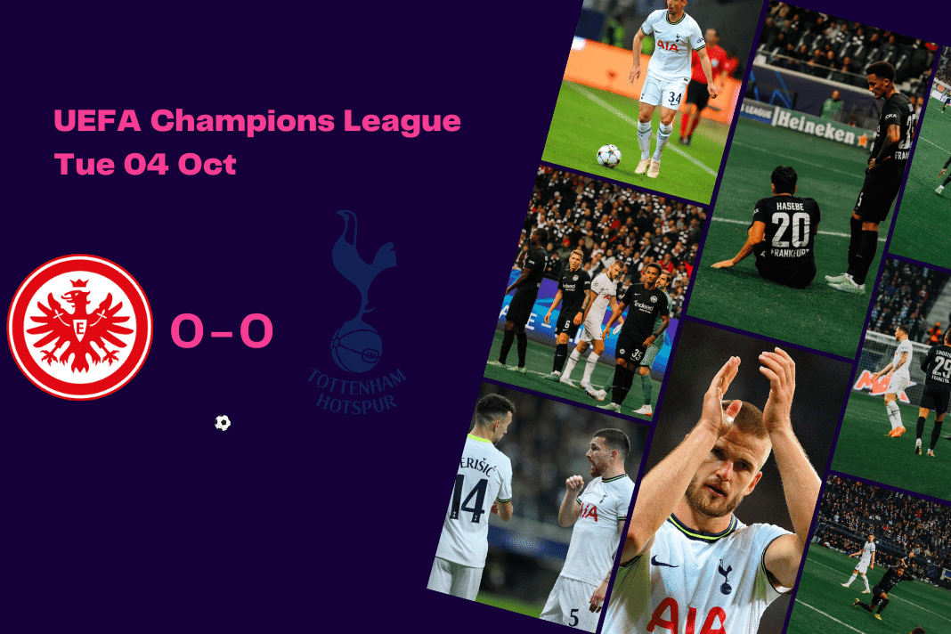 UEFA Champions League 2022/23: Frankfurt vs Tottenham - data viz, stats and insights