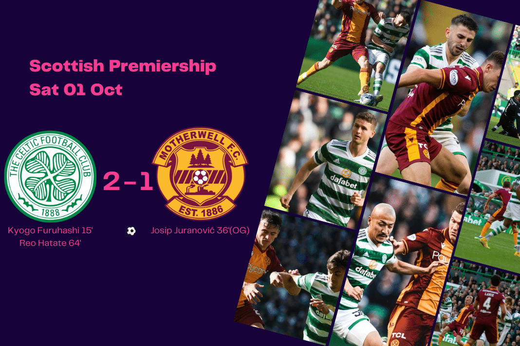 Scottish Premiership 2022/23: Celtic vs Motherwell - data viz, stats and insights