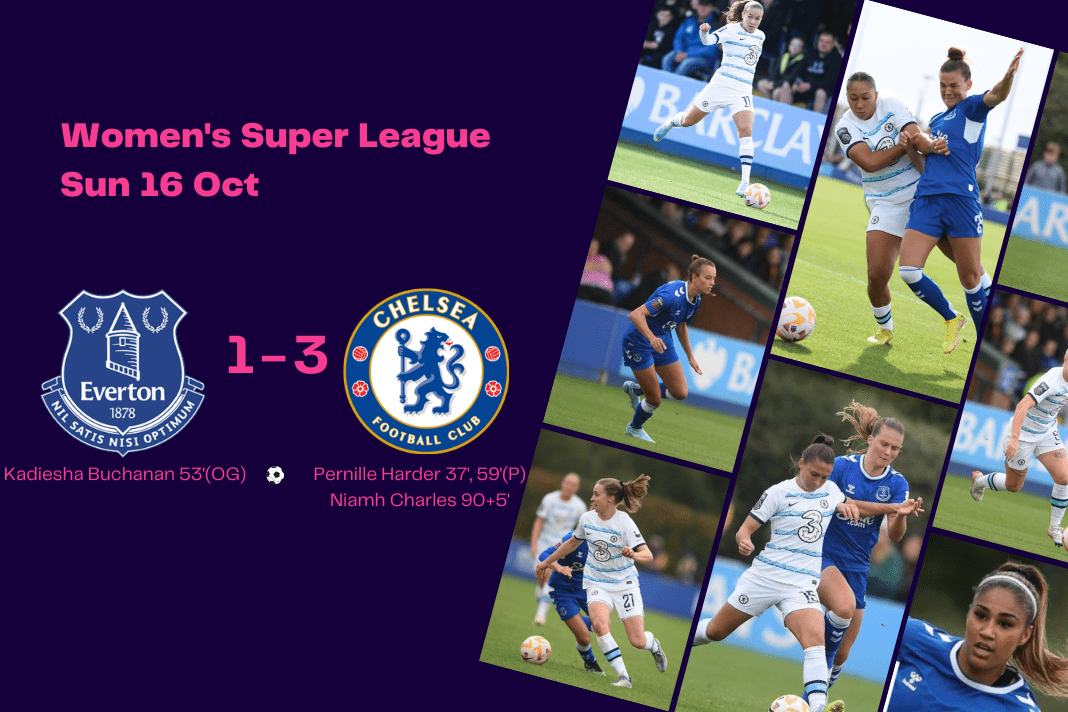 Women's Super League 2022/23: Everton vs Chelsea - data viz, stats and insights