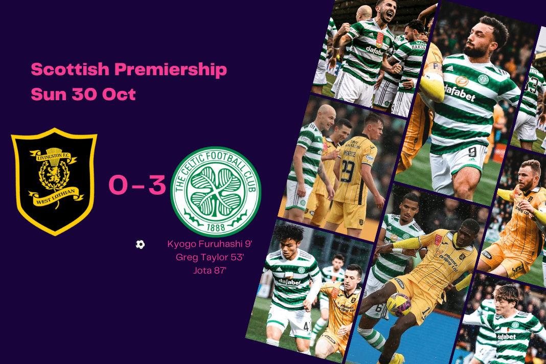 Scottish Premiership 2022/23: Livingston vs Celtic - data viz, stats and insights