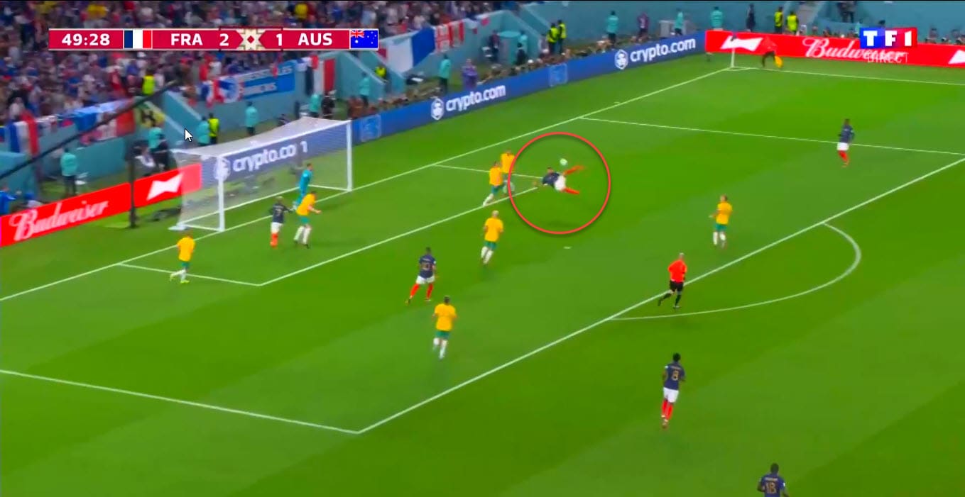 Olivier Giroud at France 2022/23 – scout report tactical analysis tactics