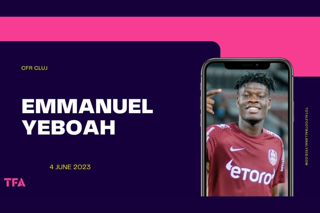 Emmanuel Yeboah Cluj Brondby scout report